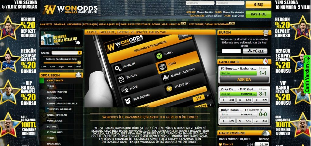 Wonodds Bahis Analiz, Giriş ve Wonodds Müşteri Anketi