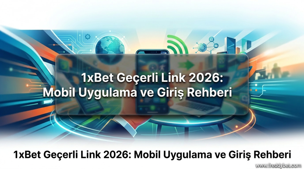 1xBet Geçerli Link 2026: Mobil Uygulama ve Giriş Rehberi - 1xBet Geçerli Link 2026