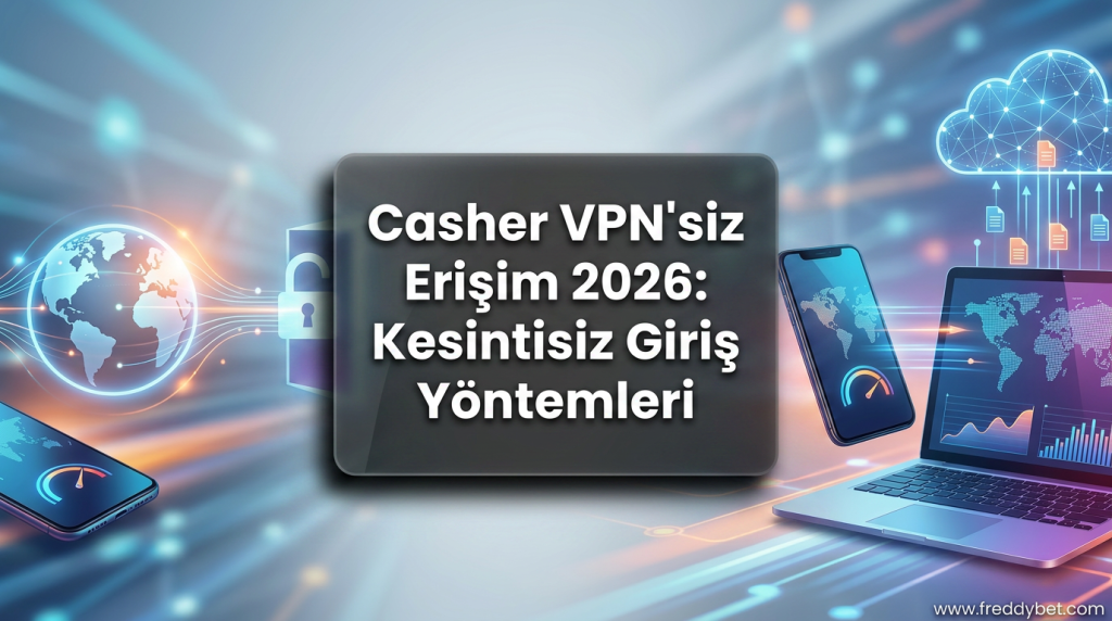 Casher VPN'siz Erişim 2026: Kesintisiz Giriş Yöntemleri - Casher VPN'siz Erişim 2026