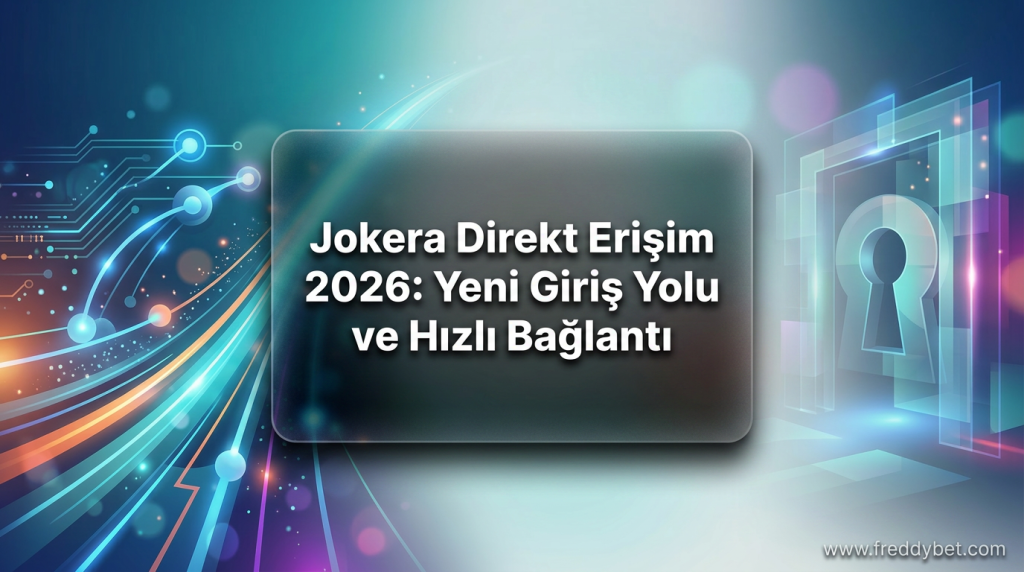 Jokera Direkt Erişim 2026: Yeni Giriş Yolu ve Hızlı Bağlantı - Jokera Direkt Erişim 2026