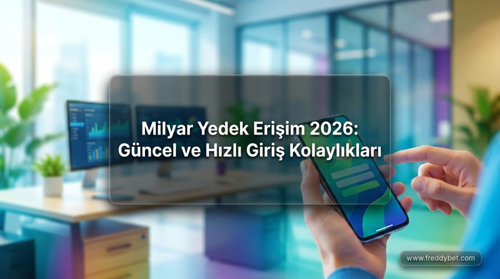 Milyar Yedek Erişim 2026: Güncel ve Hızlı Giriş Kolaylıkları - Milyar Yedek Erişim 2026