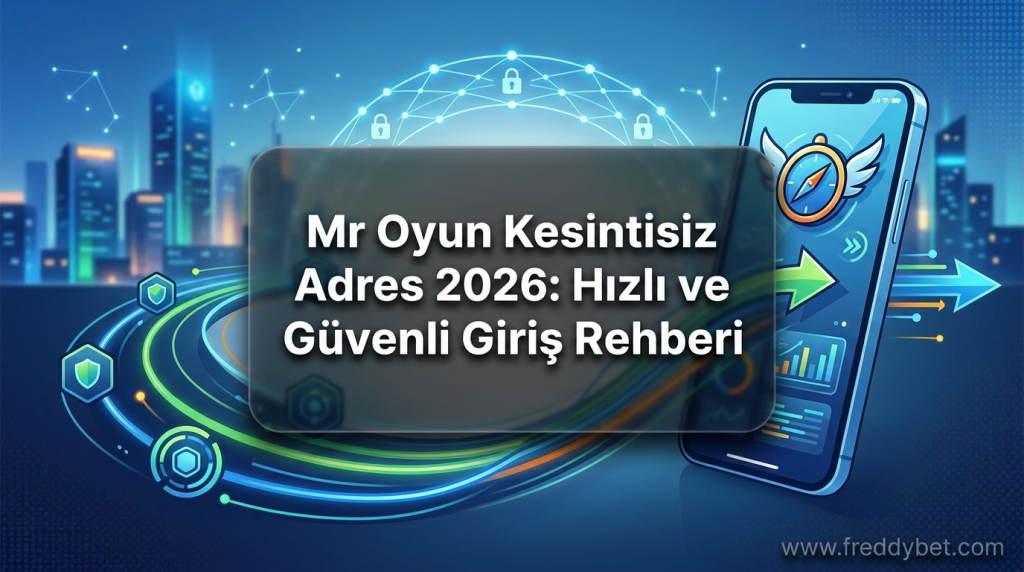 Mr Oyun Kesintisiz Adres 2026: Hızlı ve Güvenli Giriş Rehberi - Mr Oyun Kesintisiz Adres 2026