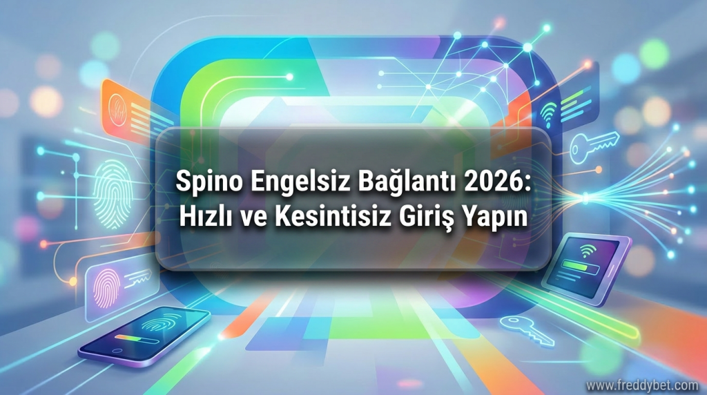 Spino Engelsiz Bağlantı 2026: Hızlı ve Kesintisiz Giriş Yapın - Spino Engelsiz Bağlantı 2026