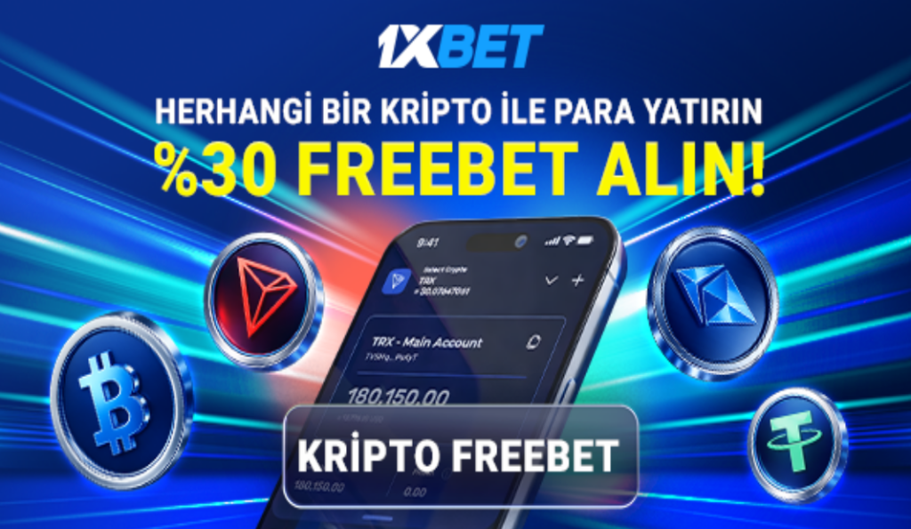 1xBet Kripto Freebet